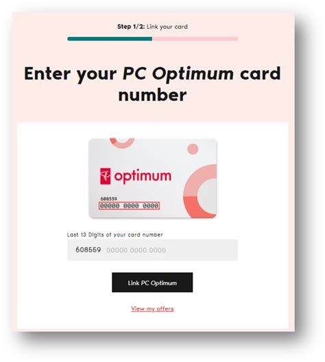 forgot to scan pc optimum card